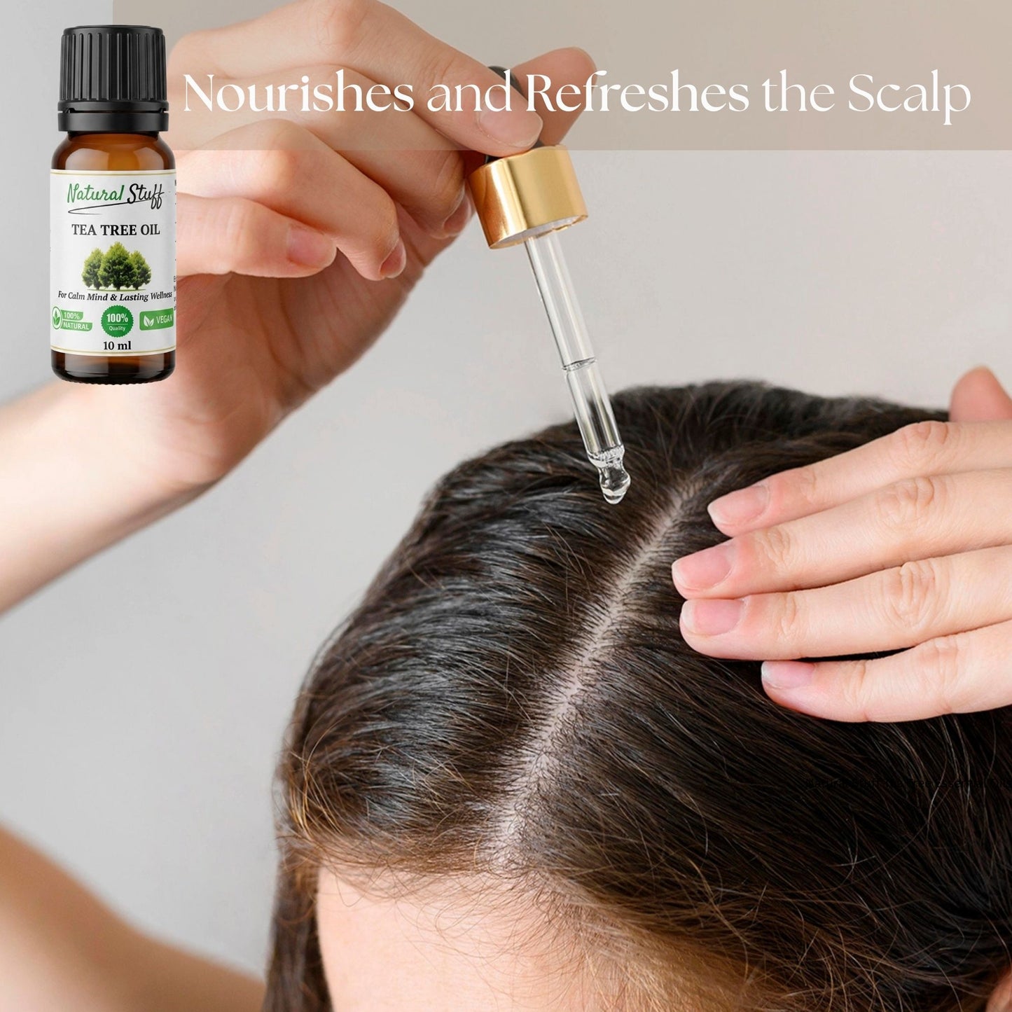 Natural Stuff 100% Pure Tea Tree Essential Oil 10ml – Antimicrobial