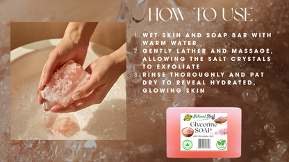 Natural Stuff Glycerine Himalayan Salt Soap - Purify, Hydrate, Rejuvenate