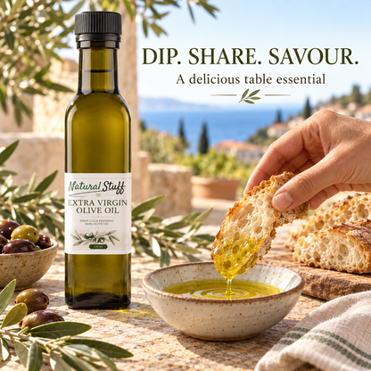 Natural Stuff Extra Virgin Olive Oil 250ml – Cold-Pressed Turkish EVOO