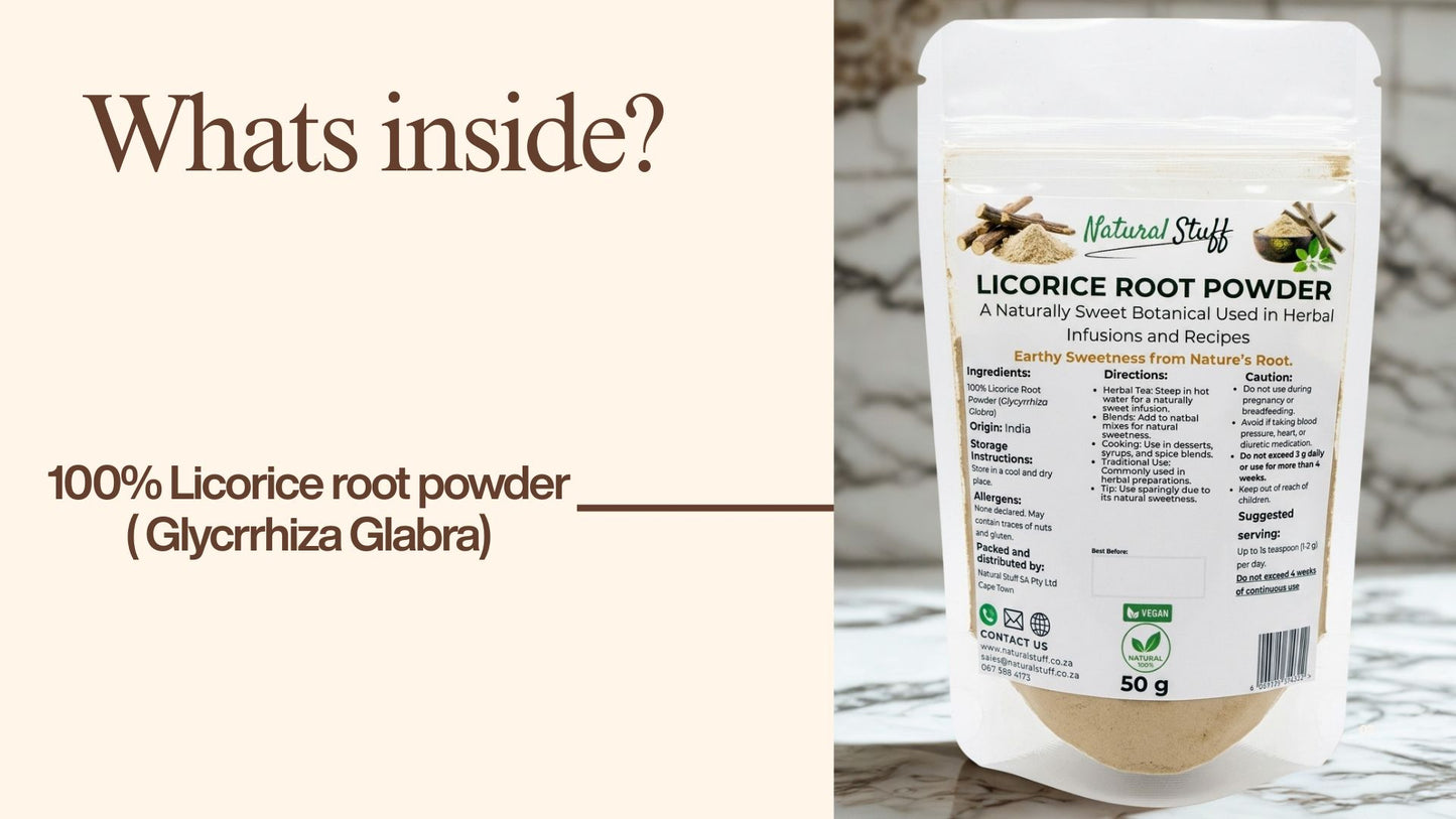 Natural Stuff Licorice Root Powder – Naturally Sweet Traditional Herb