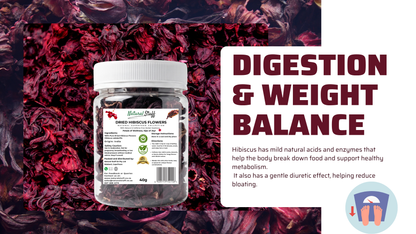 Natural Stuff Dried Hibiscus Natural Wellness & Antioxidant Power Jar