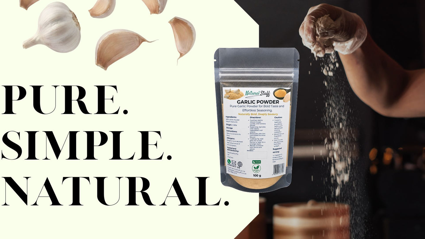 Natural Stuff Garlic Powder – Pure Flavour & Natural Goodness
