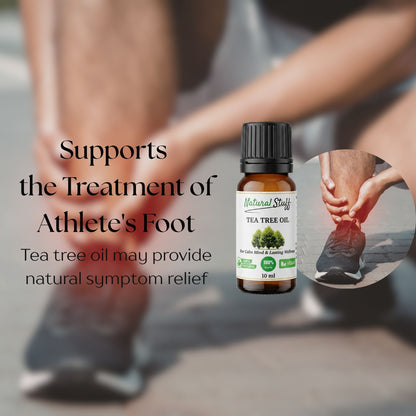 Natural Stuff 100% Pure Tea Tree Essential Oil 10ml – Antimicrobial