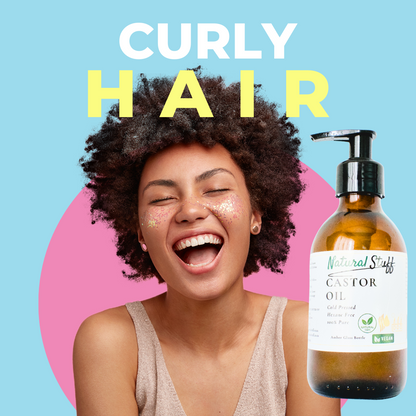 Natural Stuff Premium Castor Oil Cold-pressed Hexane Free 200ml