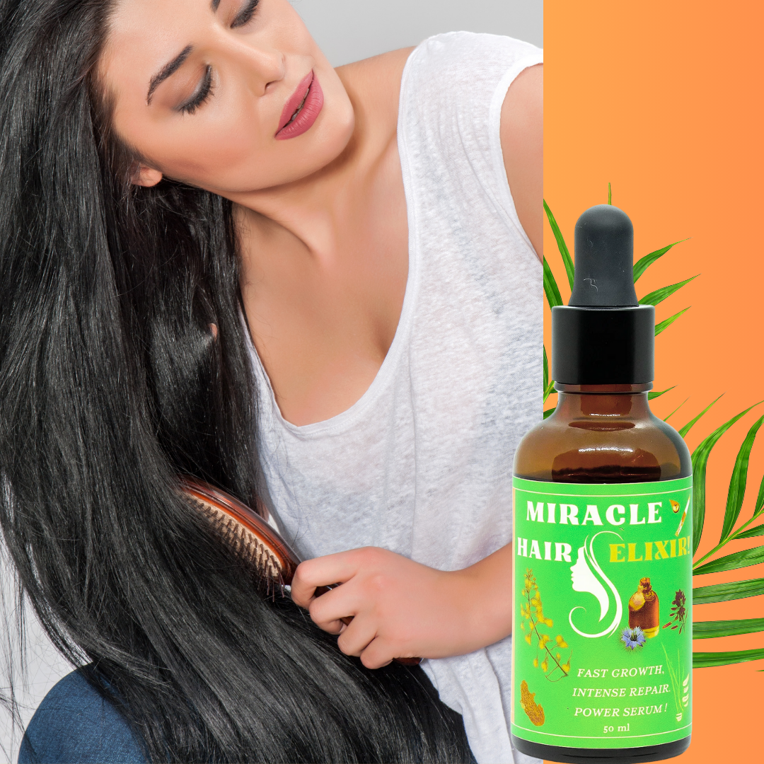 NaturalLife Miracle Hair Growth Oil Scalp Relief, Fast Hair Growth & Shine!