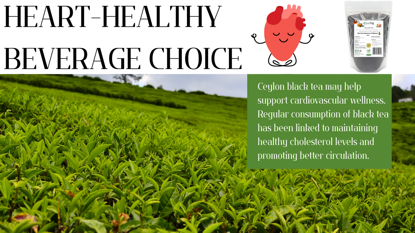Natural Stuff Malawi Tea 100% Pure Black Tea - 1kg