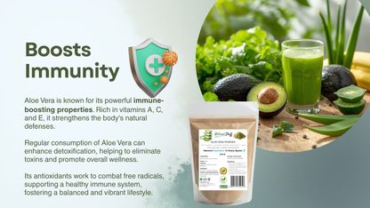 Natural Stuff Aloe Vera Powder - Immune support , Skin & Hair Revitalising