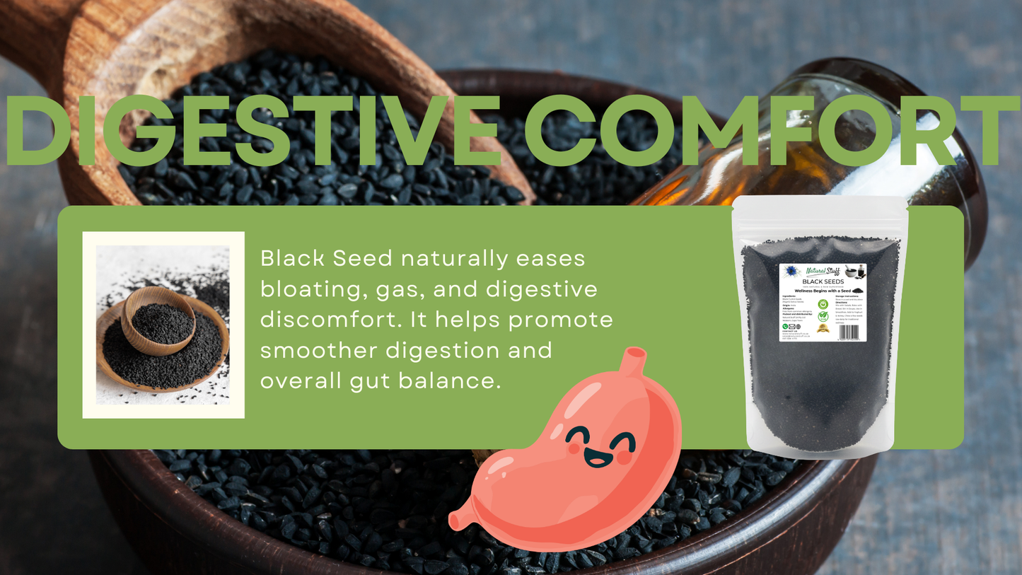 Natural Stuff Premium Quality Black Cumin Seeds 100% Natural 150g