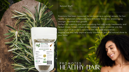 Natural Stuff Dried Rosemary Leaves - Premium Culinary & Herbal Herb