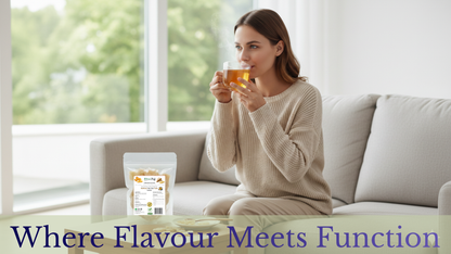 Natural Stuff Premium Dried Ginger Slices-Digestive and Immune support 100g.