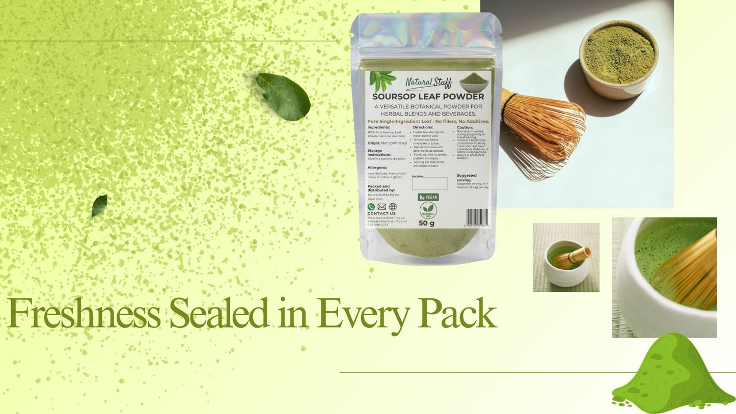 Natural Stuff Soursop Leaf Powder – Traditional Herbal Wellness
