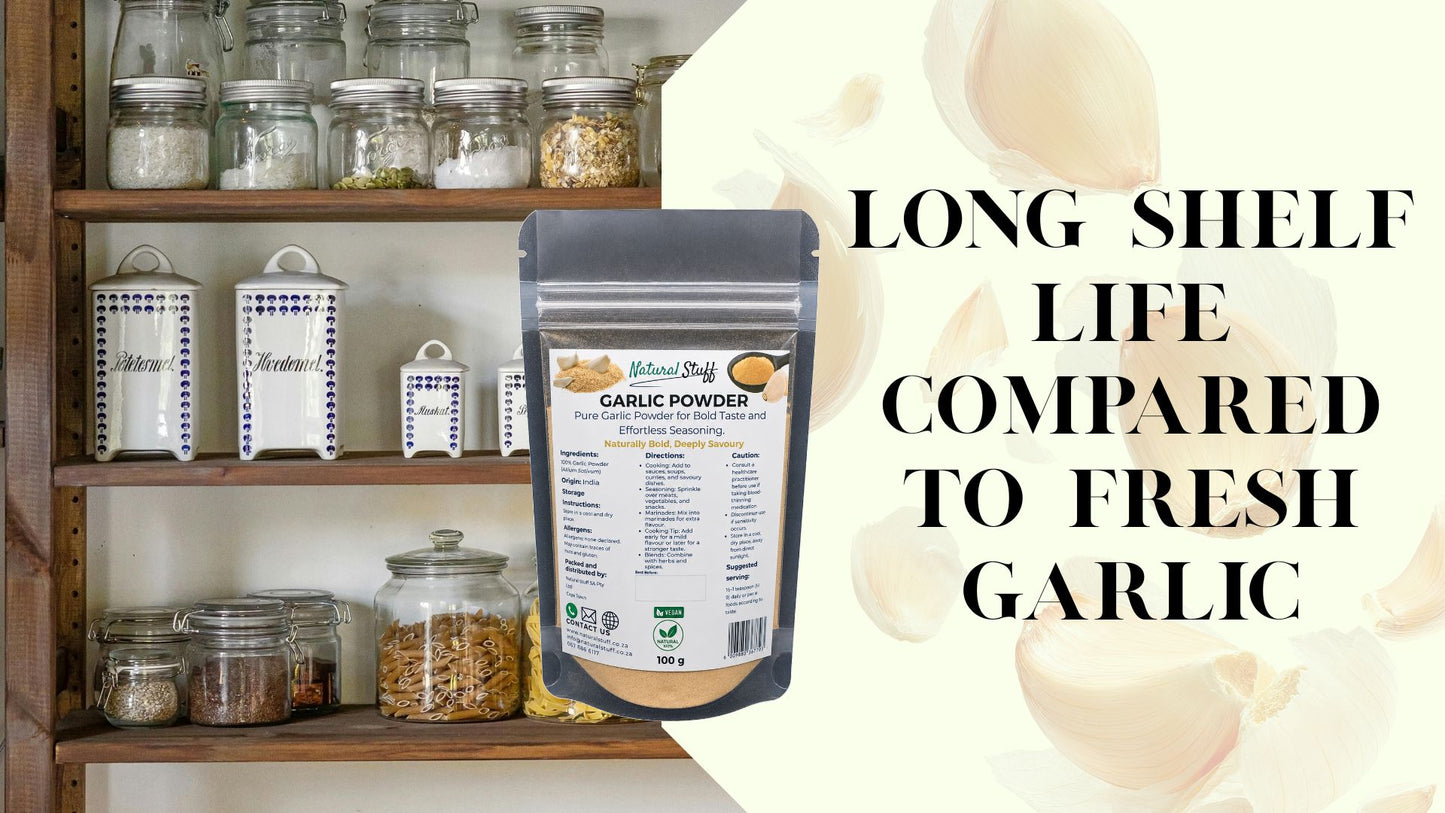 Natural Stuff Garlic Powder – Pure Flavour & Natural Goodness