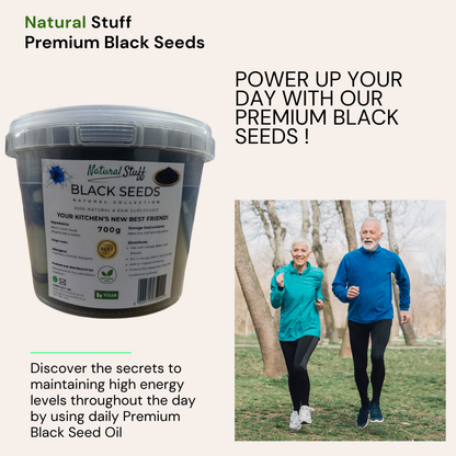 Natural Stuff Premium Quality Black Cumin Seeds 100% Natural 700g