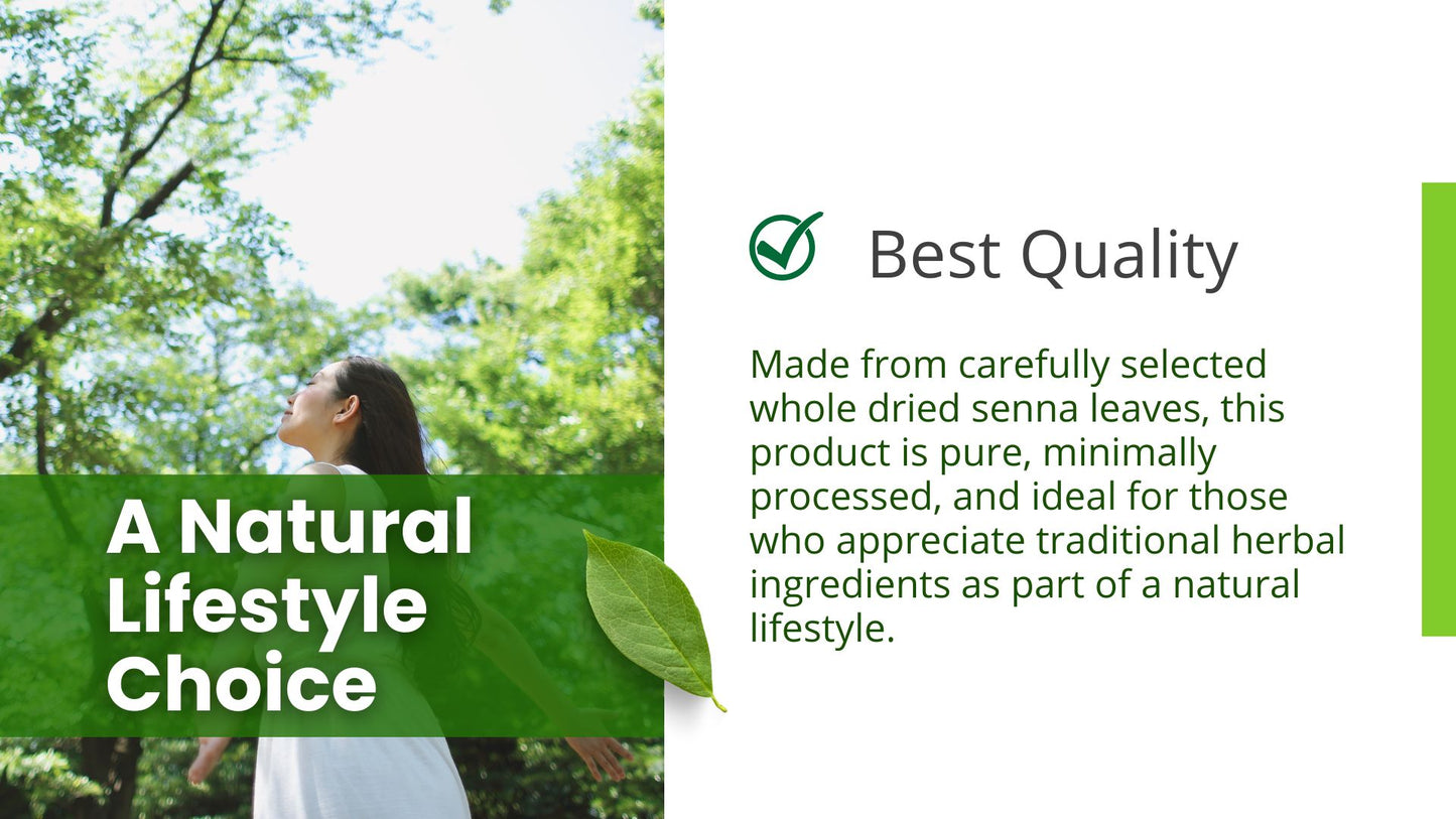 Natural Stuff Senna Leaves – Premium Quality Herbal Leaves