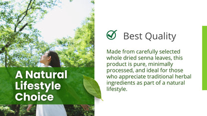 Natural Stuff Senna Leaves – Premium Quality Herbal Leaves