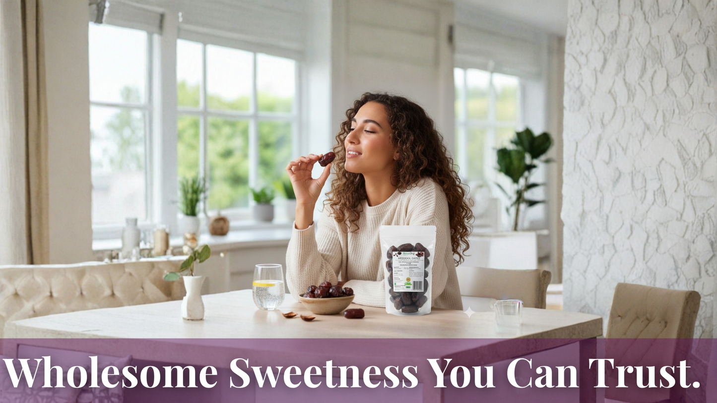 Natural Stuff Medjool Dates - Deliciously Soft & Nutrient-Rich 1kg