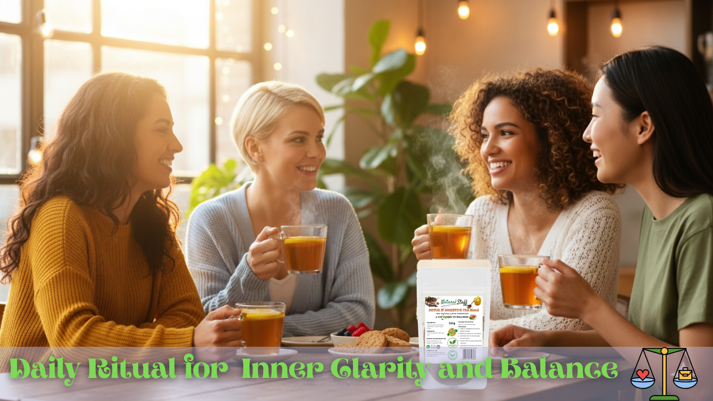 Natural Stuff DETOX & DIGESTIVE TEA Blend 50g
