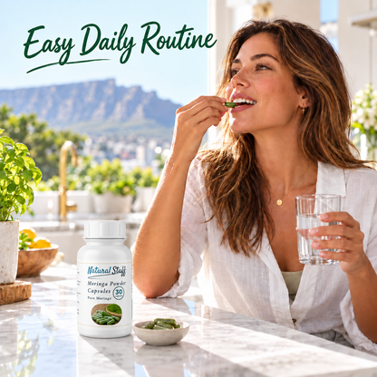 Natural Stuff Moringa Powder Capsules 400mg – Pure Moringa Leaf
