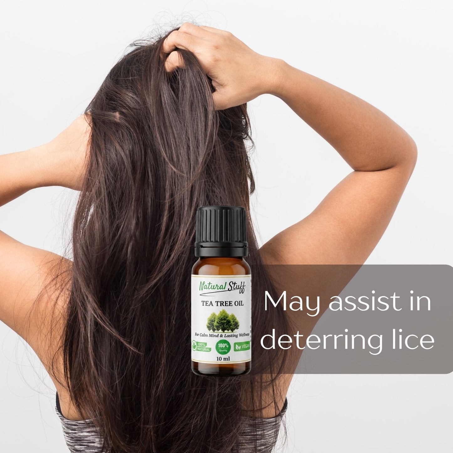 Natural Stuff 100% Pure Tea Tree Essential Oil 10ml – Antimicrobial