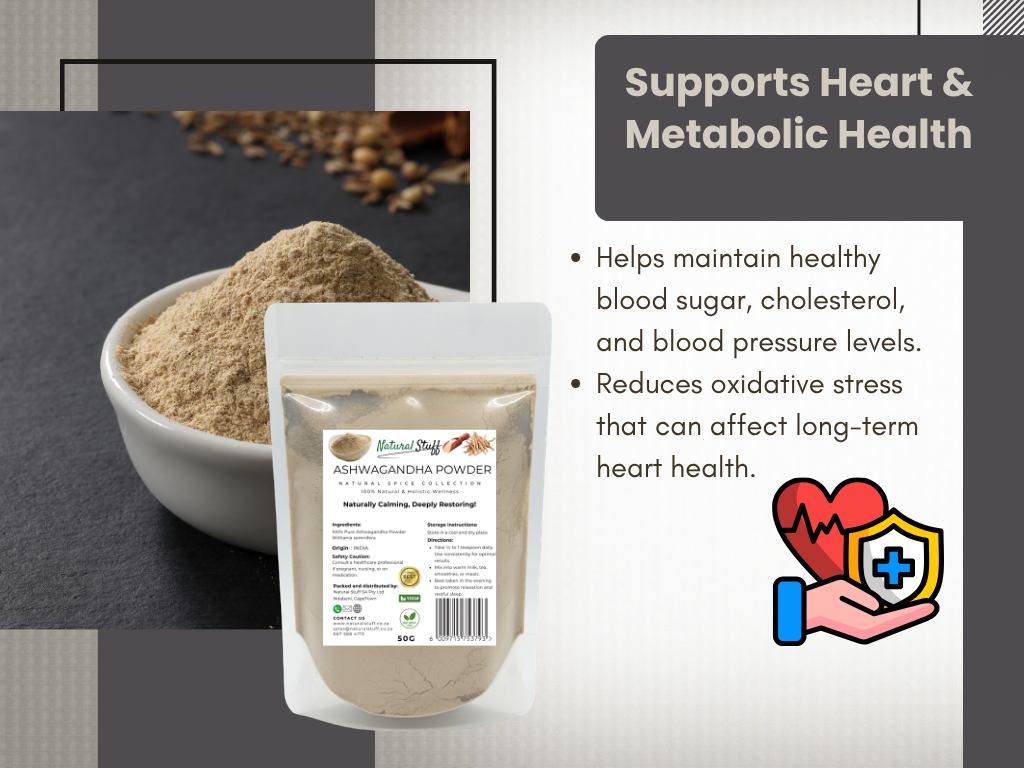 Natural Stuff Ashwagandha Powder Revive Your Energy, Ease Your Mind