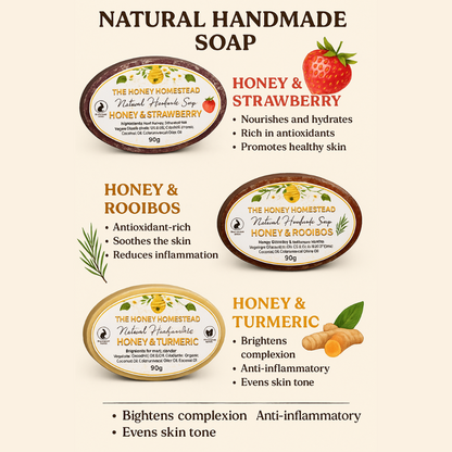 The Honey Homestead Honey & Strawberry Soap Blend