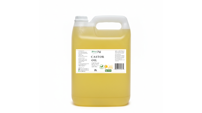 Natural Stuff Castor Oil 1L–5L – 100% Pure, Cold-Pressed, Hexane-Free