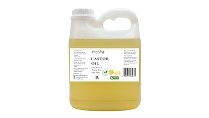 Natural Stuff Castor Oil 1L–5L – 100% Pure, Cold-Pressed, Hexane-Free