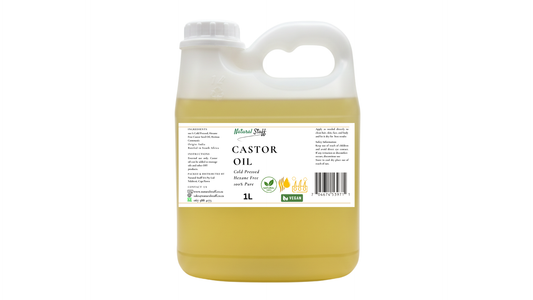 Natural Stuff 100% Pure Cold-pressed Hexane Free Premium Castor Oil