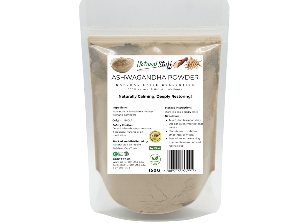 Natural Stuff Ashwagandha Powder Revive Your Energy, Ease Your Mind
