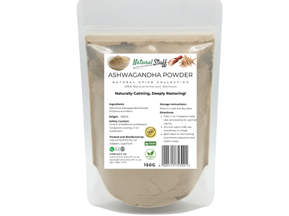 Natural Stuff Ashwagandha Powder Revive Your Energy, Ease Your Mind