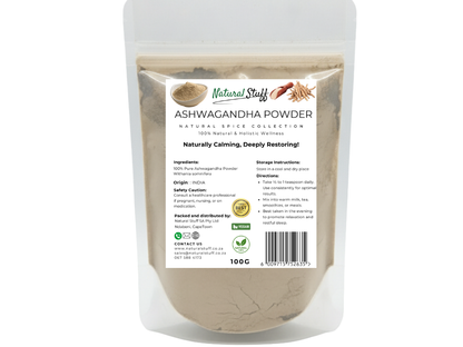 Natural Stuff Ashwagandha Powder Revive Your Energy, Ease Your Mind