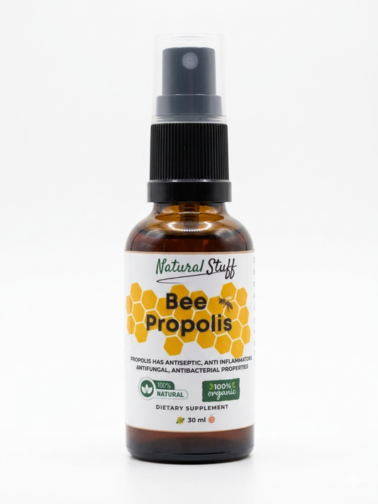Natural Stuff Bee Propolis -100% Pure Power. Defend Naturally. Live Fully.