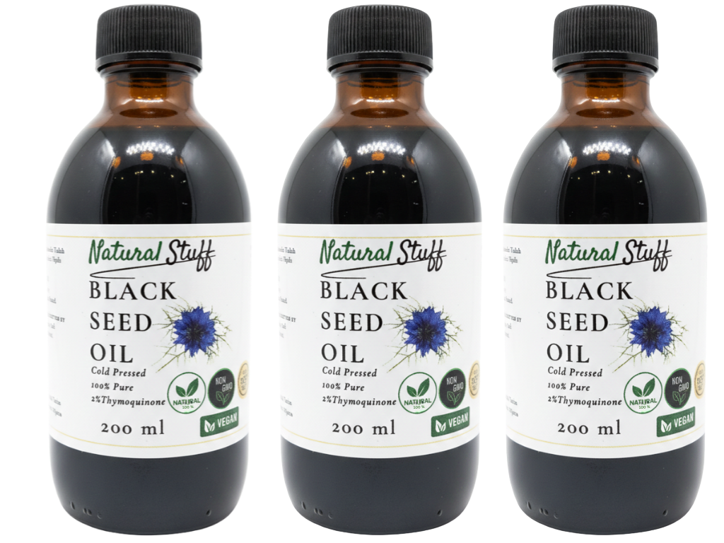 Natural Stuff Premium Black Seed Oil 200ml