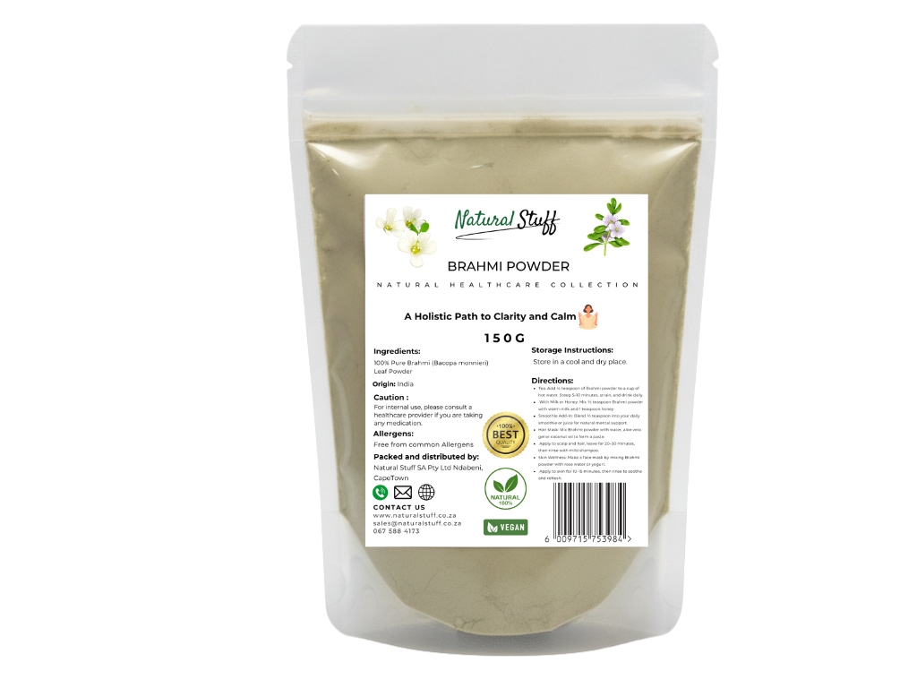 Natural Stuff Brahmi Powder - Natural Support for Mind, Memory & Calm