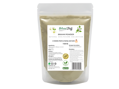 Natural Stuff Brahmi Powder - Natural Support for Mind, Memory & Calm