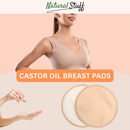 Natural Stuff Castor Oil Pack Wrap Elastic Strap Cotton Hot & Cold Set of 6