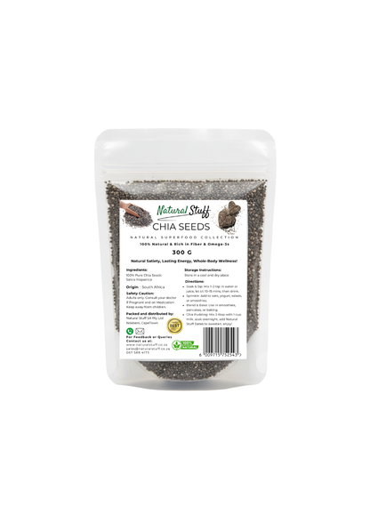 Natural Stuff 100% Pure Chia Seeds - Superfood for Everyday Health
