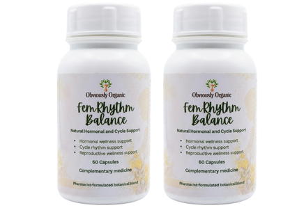 Obviously Organic FemRhythm Balance- Natural Hormonal and Cycle Support