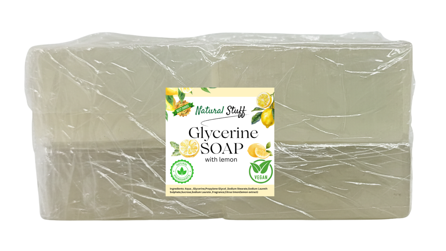 Natural Stuff Glycerine Soap-Brightens & Hydrates Skin Naturally 150g.