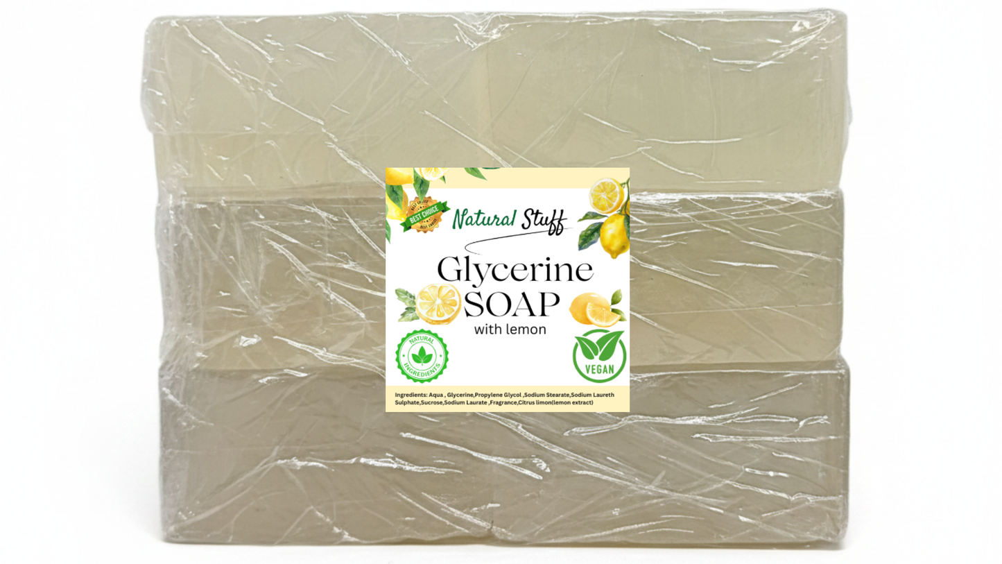Natural Stuff Glycerine Soap-Brightens & Hydrates Skin Naturally 150g.