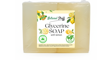Natural Stuff Glycerine Soap-Brightens & Hydrates Skin Naturally 150g.