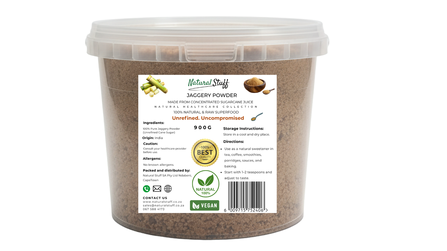 Natural Stuff Jaggery Powder - Pure, Unrefined Natural Sweetener