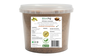Natural Stuff Jaggery Powder - Pure, Unrefined Natural Sweetener