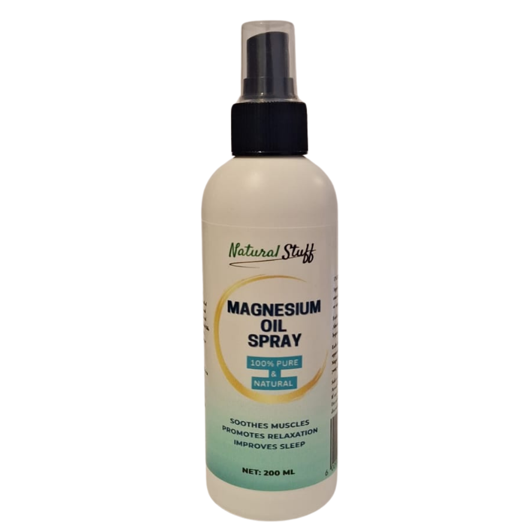 Natural Stuff 100% Natural Magnesium Oil Spray. Refresh & Recharge!