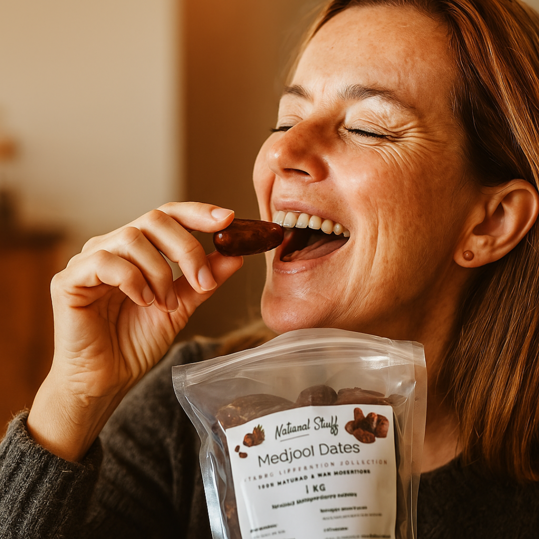 Natural Stuff Medjool Dates - Deliciously Soft & Nutrient-Rich 1kg