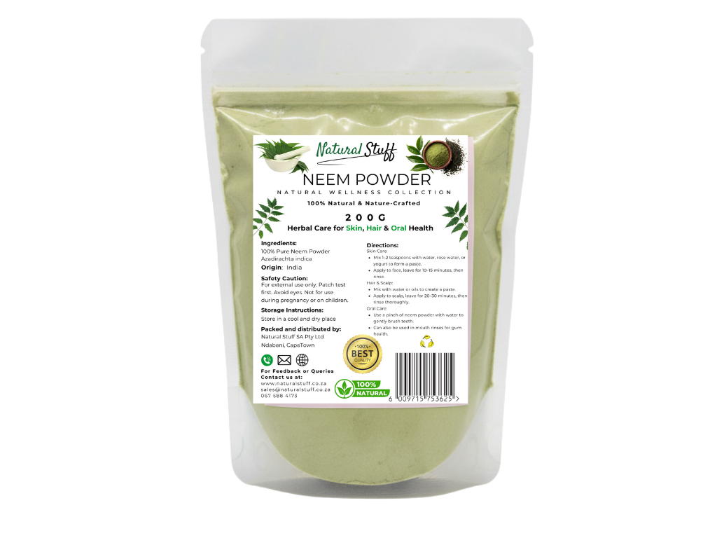 Natural Stuff Pure Neem Powder – Natural Skin & Hair Care