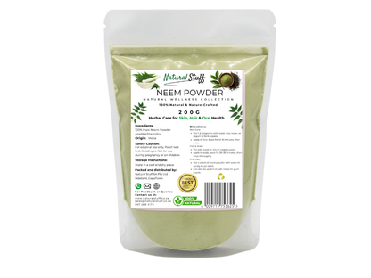 Natural Stuff Pure Neem Powder – Natural Skin & Hair Care