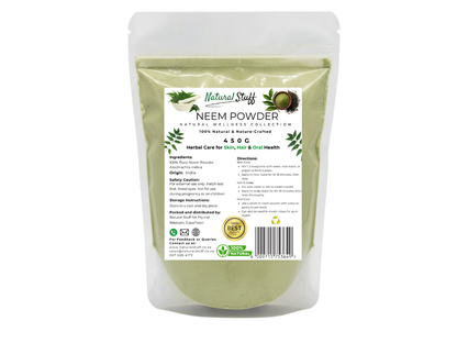 Natural Stuff Pure Neem Powder – Natural Skin & Hair Care