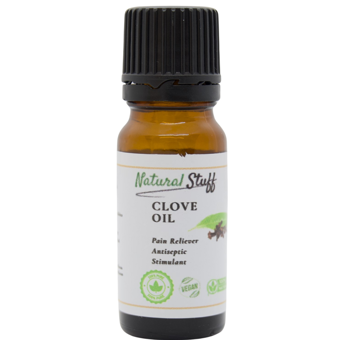 Natural Stuff Clove Oil - Pure, Therapeutic Grade 10ml
