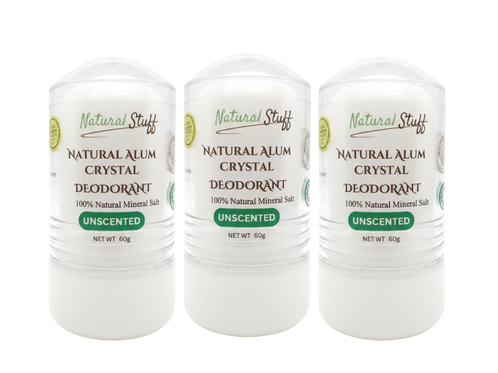 Natural Stuff Alum Crystal Deodorant-100% Mineral Salt | Aluminium-Free